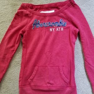Abercrombie off shoulder sweatshirt